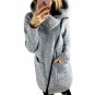 Zipper Women Jackets Oversized Autumn Winter Coats Long Sleeve Outerwear Jacket Turn-down Collar Fem