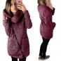 Zipper Women Jackets Oversized Autumn Winter Coats Long Sleeve Outerwear Jacket Turn-down Collar Fem