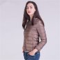 Winter Women Coat 2017 Hooded 90% White Warm Duck Down Jacket Ultralight Portable Slim Down Coat Fem