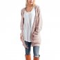 Women Long Sleeve Autumn Winter Cardigan Sweater Coat With Pocket Open Stitch Front Knitted Fashion 