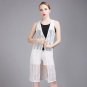 Women Long Cardigans Autumn Winter Open Stitch Poncho Knitting Sweater Cardigans Sleeveless Hollow S