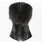 OLGITUM 2018 Hot Sale Imitation Fur Vest Fur Coat New Autumn and Winter Women Short PU Leather Fur C