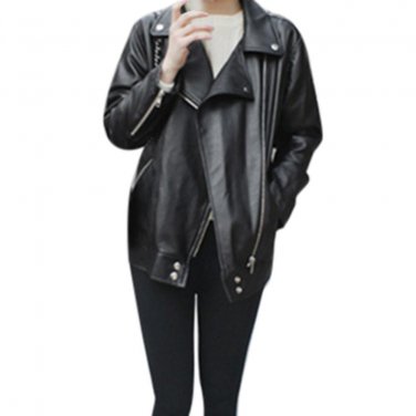 Winter Warm Women Short Coat Leather Jacket Parka Tops Overcoat Outwear