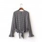 2017 New Spring Summer Japanese Casual Vestidos Embroidered Blusas Ruffles Kimono Doll style Blouse 