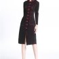 New Lace Embroidered Ten Button Pearl Coat Fashion European And American Women\'s Clothes Office Lad