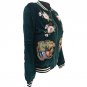 Autumn Warm Jacket Coats Fashion Rose Embroidered Women Jacket Bomber Jacket Female Coat Outerwear T