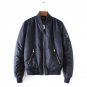 2018 Autumn Winter Women Warm Flight Bomber Jackets Ladies Stand Collar Zipper Padded Army Green Coa