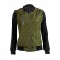 Brand New Female Autumn Down Jacket Coat Streetwear Cool Grid Women Jacket Long Sleeve Bomber Jacket