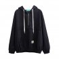 WEIXINBUY Spring Autumn Women\'s Zipper Hooded Loose Harajuku Jacket Female Cute Bomber Coat For fem