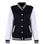 Autumn Jacket Women Coat 2017 Baseball Women\'s Jackets Full Sleeve Stand Collar Button Patchwork Bo