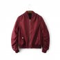 2017 hot sale female casual twill white pink blue Women short coat ladies bomber jackets Solid 9 col