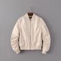 2017 hot sale female casual twill white pink blue Women short coat ladies bomber jackets Solid 9 col