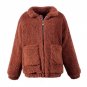 Plus Size S-3XL Women Fashion Fluffy Shaggy Faux Fur Warm Winter Coat Cardigan Bomber Jacket Lady Co
