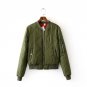 2017 Autumn Winter Ladies Flight Bomber Jackets Women Thick Army green,Navy blue,Red,Pink,Grey coat 