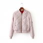 2017 Autumn Winter Ladies Flight Bomber Jackets Women Thick Army green,Navy blue,Red,Pink,Grey coat 