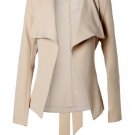 Women Coat Tuxedo Jacket Bomber Jacket Long Sleeve Feminina Basic Chic Coat Ladies Beige Belted Casu