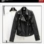 Leather jaket women casual slim long sleeve turn down collar ladies bomber clothing 2016 spring autu