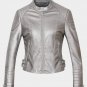 New 2018 Women\'s Winter Autumn Brown bomber motorcycle Leather jackets women 5 color brand jacket j