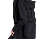 Blooming Jelly Women Rain Jacket Casual Bomber Jacket Long Slim Windbreaker Jacket Basic Coat ladies