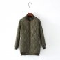 Women Padded Longline Bomber Jacket