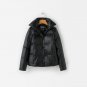 2017 winter coat women casual black bomber jacket women lapel womens clothing long sleeve women basi