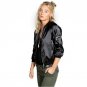 BF Style Apparel Spring/Autumn Cool Bomber Jacket Coat Women Short Clothing Zipper Spliced Full Slee