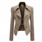 Plus Size Leather Jacket Women 2017 Spring Autumn Fashion PU Leather Coat Female Zipper Punk Bomber 
