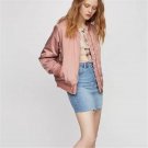 New Basic Jacket 2017 Spring New Solid Zipper Bomber Jacket Cool Baseball Short Coat Black Chaquetas