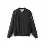 New Basic Jacket 2017 Spring New Solid Zipper Bomber Jacket Cool Baseball Short Coat Black Chaquetas