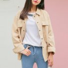 Hot sale cute good denim jackets college kpop 2017 autumn winter bomber jackets femme turn down coll