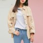 Hot sale cute good denim jackets college kpop 2017 autumn winter bomber jackets femme turn down coll