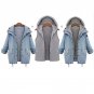Fashion 2 Pieces Denim Jacket + Sleeveless Hoodies Female Jean Bomber Basic Jackets Women\'s Windbre