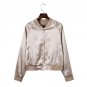 2017 New Spring Autumn Women Wild Sequined Pure Color Bomber Jacket Female Fashion Long Sleeves Zipp