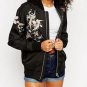 Fashion Embroidery Oriental Flower Phoenix Bird Pattern Short Jacket 2016 New Women\'s Bomber Jacket