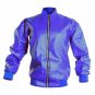 Zip Up Long Sleeve Bomber Jacket Classic Red Faux Leather Moto Biker Jacket Coat Punk Jacket Autumn 