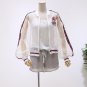 Sunscreen Basic Jacket Women Summer Long Sleeve Bomber Jacket Women Coat Short Outwear Organza O-nec
