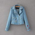 Hot sale 2017 autumn women slim fit jackets Motorcycle coat female casaco jaqueta jeans fashion outw