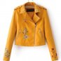 Hot sale 2017 autumn women slim fit jackets Motorcycle coat female casaco jaqueta jeans fashion outw