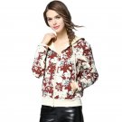 Europe Style Women Coats 2017 Casual Spring Autumn Winter Hooded Jacket Coat Female Zipper Lips Flow