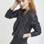 2017 New Spring Jacket Women Bomber Short Slim Pink Coat Chaquetas Mujer Veste Militaire Femme Jacke
