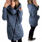FLYMALL Autumn Winter Fashion Plus Size Side Zipper Coats Women Slim Bomber Windbreaker Long Asymmet