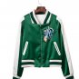 Women Bomber Jacket 2017 Autumn New Casual Cactus Flowers Embroidered Flight Female Baseball Uniform