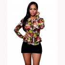 womens bomber jacket long sleeve blouson bombers femme Women Outerwear Trenchcoat Duster Coat lace m