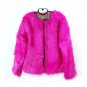 Thick Warm Ladies Luxury Rabbit Fur Coat 2017 Winter Fluffy Fake Fur Jacket Long Sleeve Womens Faux