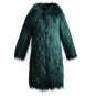 Winter Warm Long Shaggy Jacket Women Faux Fox Fur Coat Black Female Overcoat Fourrure Hairy Fluffy F