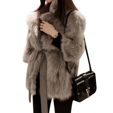 Faux Fur Fluffy Coat Women Short Furry Fake Fur Winter Outerwear Elegant Autumn Coats Jacket Winter 