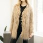 Luxury Faux Fur Coat Women Fluffy Warm Long Fur Outerwear Chic Female Autumn Winter Coats Long Mohai