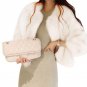 Winter Fluffy Faux Fox Fur Coat For Women Turn-down Collar Fake Fur Jacket Long Sleeve Outwear Mante