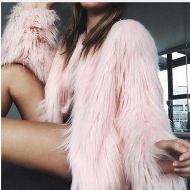 Womens Winter Warm Brand Fluffy Faux Fur Coats Jackets White Fake Fur Coats female Fashion Coat Fema