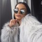 Womens Winter Warm Brand Fluffy Faux Fur Coats Jackets White Fake Fur Coats female Fashion Coat Fema